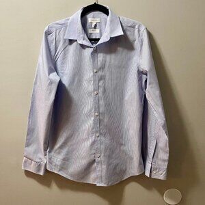 CALVIN KLIEN SLIM FIT DRESS SHIRT - MENS SMALL